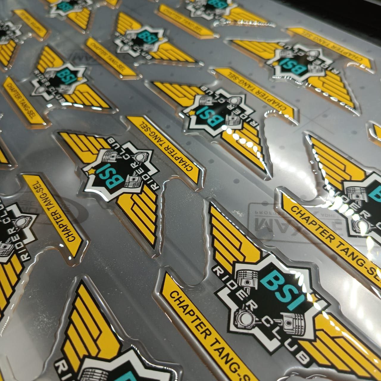 Stiker Timbul Transparan harga murah