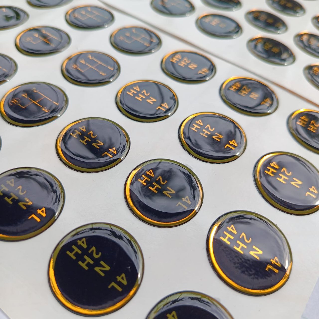 Stiker Timbul Silver Metalik tangerang selatan